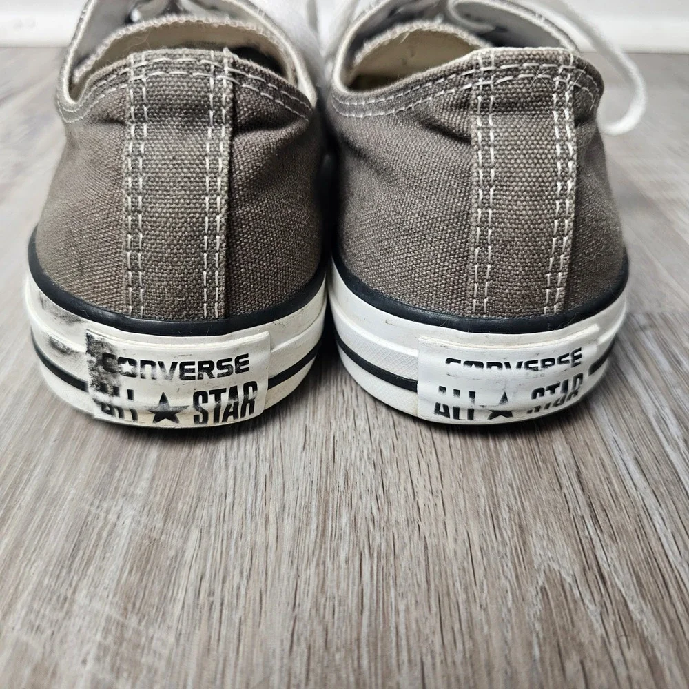 Converse Chuck Taylor All Star Seasonal Ox Mens 8 Womens 10 Charcoal 1J794 - Picture 5 of 10